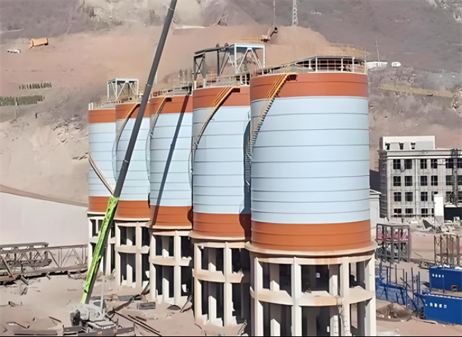 嵊泗高架钢板仓